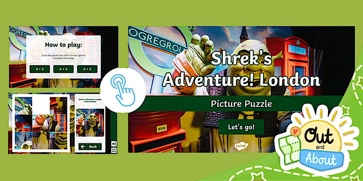 Shrek #39 s Adventure London Picture Puzzle Twinkl