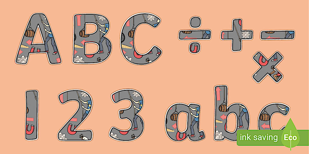 Magnetism Display Lettering Forces and Magnets Display Lettering (teacher made) - Twinkl
