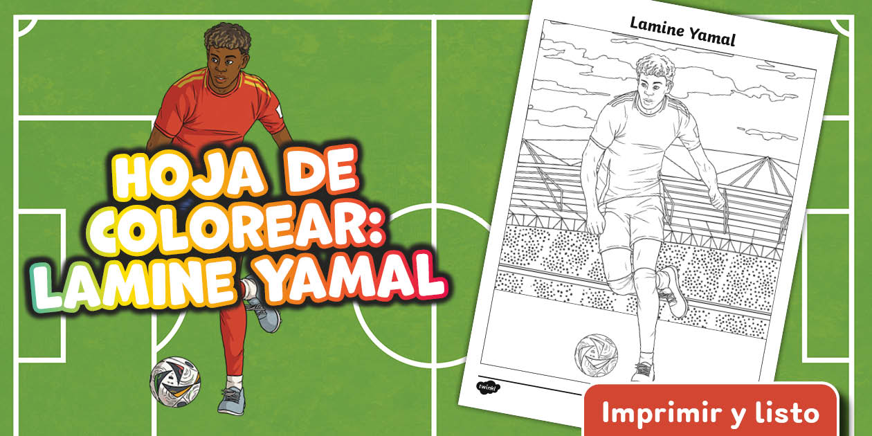 hoja-de-colorear-lamine-yamal-twinkl