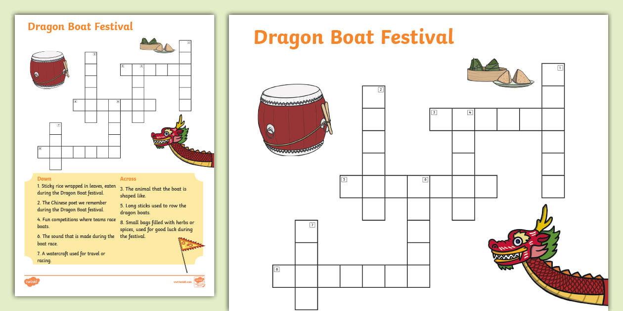 Dragon Boat Festival Crossword