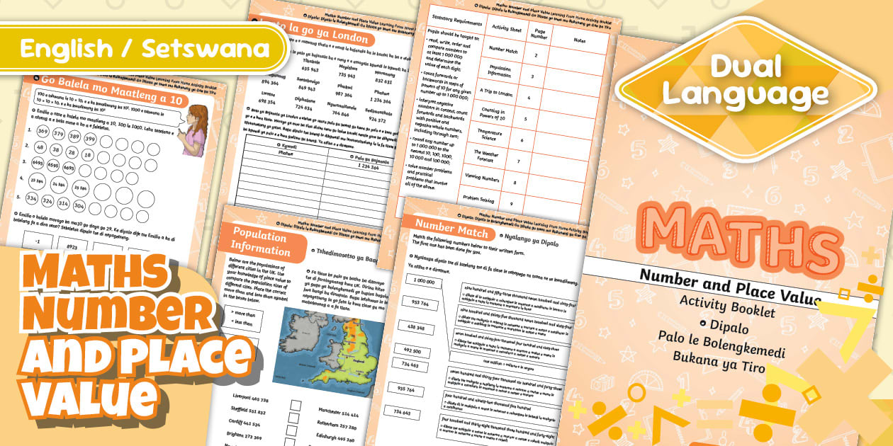 Grade 4 Maths - Maths Number and Place Value Activity Booklet Ages 9 - 10
