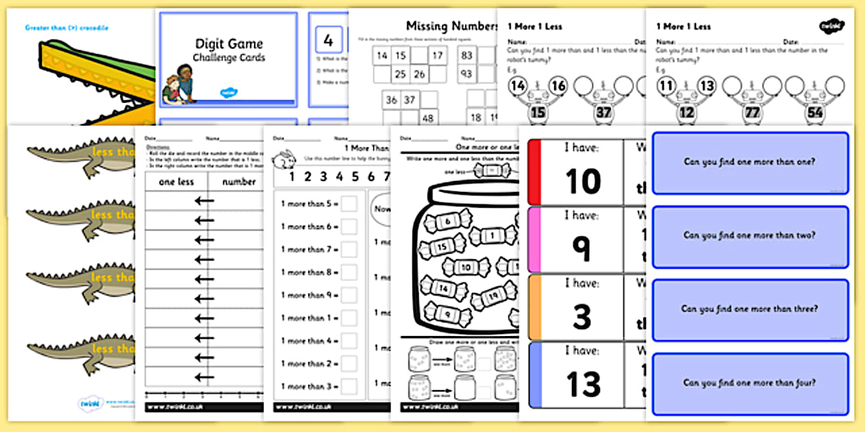 Top 10 Year 1 Place Value Resource Pack (teacher made)
