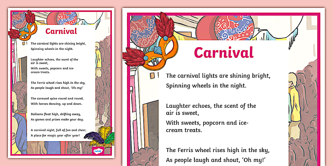Carnival Poem Example