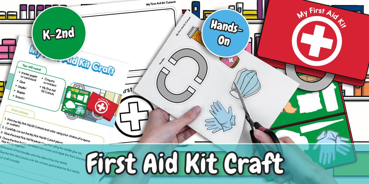 My First Aid Kit Craft (Teacher Made) Twinkl My First Aid Kit Craft (Teacher Made) Twinkl