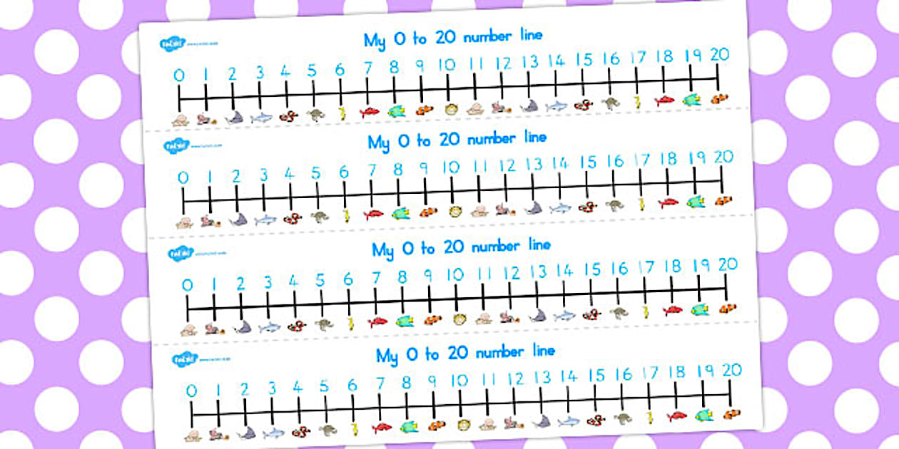 Great Barrier Reef Number Lines 0-20 (professor feito)
