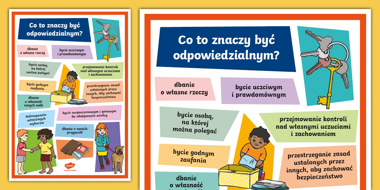Co To Znaczy By Odpowiedzialnym Plakat Teacher Made co-to-znaczy-by-odpowiedzialnym-plakat-teacher-made