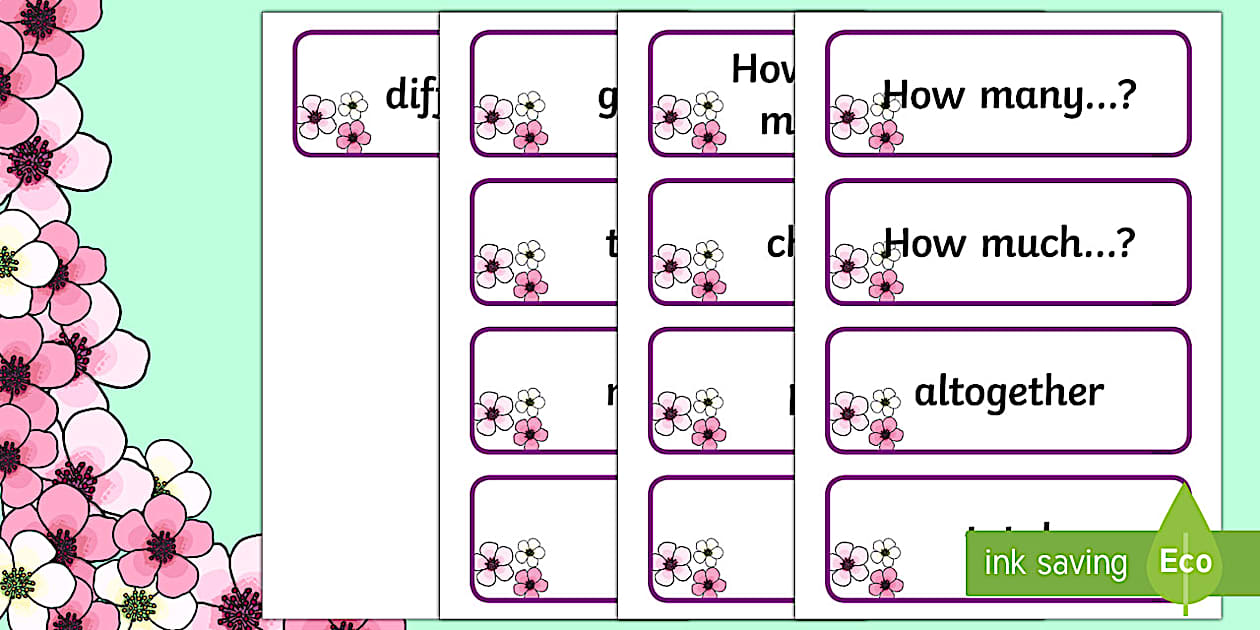 Problem Solving Words Cards Spring Theme Twinkl Problem solving words cards spring theme twinkl