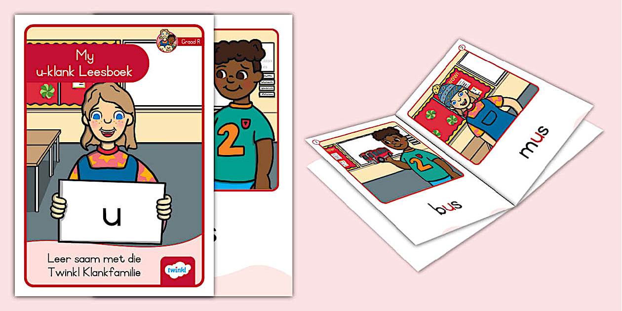Graad R Klanke Leesboek u (Teacher-Made) - Twinkl