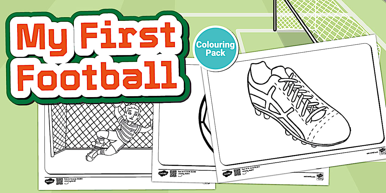 My First Football Colouring Pack