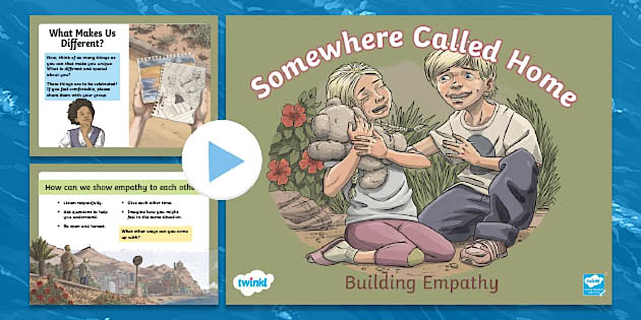 'Somewhere Called Home' KS2 Empathy Discussion PowerPoint