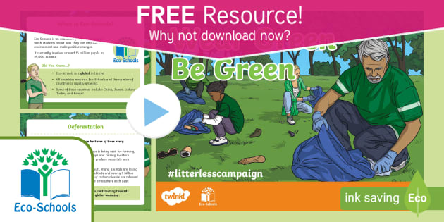 FREE! - KS2 Wear Green Be Green PowerPoint - Twinkl