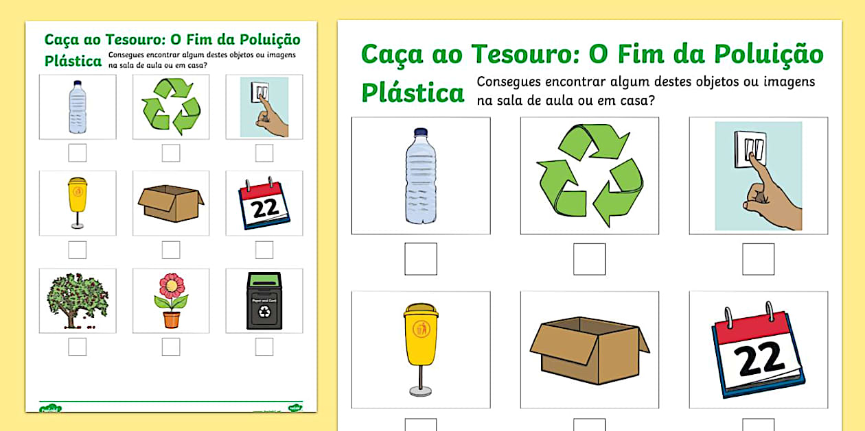 Caça ao Tesouro: O Fim da Poluição Plástica