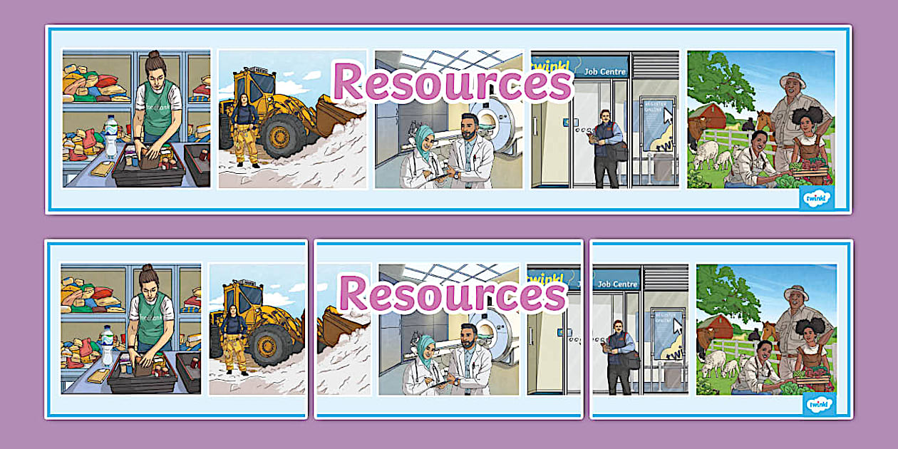 Resources Display Banner (Teacher-Made) - Twinkl