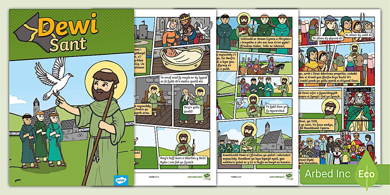 Comic Dewi Sant (teacher made) - Twinkl