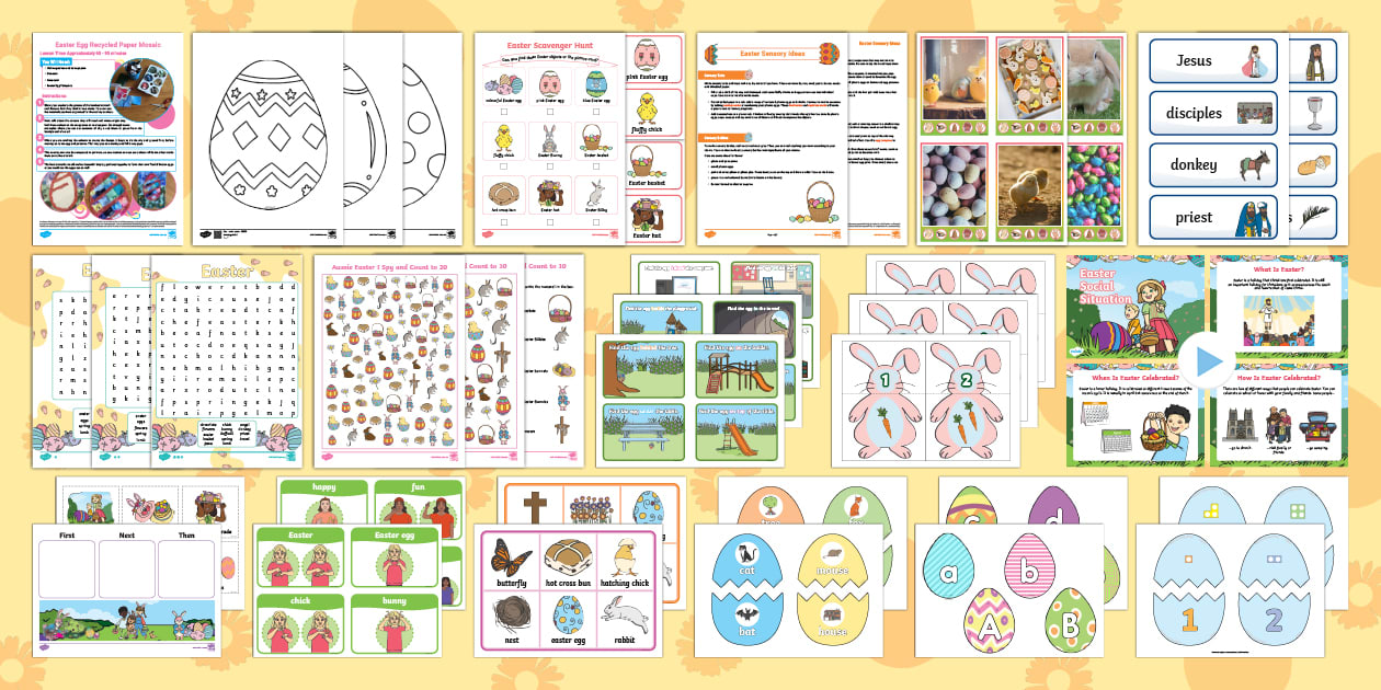 Inclusion Easter Resource Pack (teacher made) - Twinkl