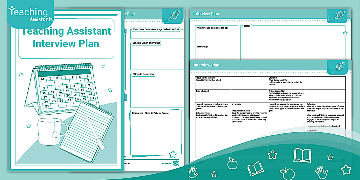 Teaching Assistant Interview Plan (Teacher-Made) - Twinkl