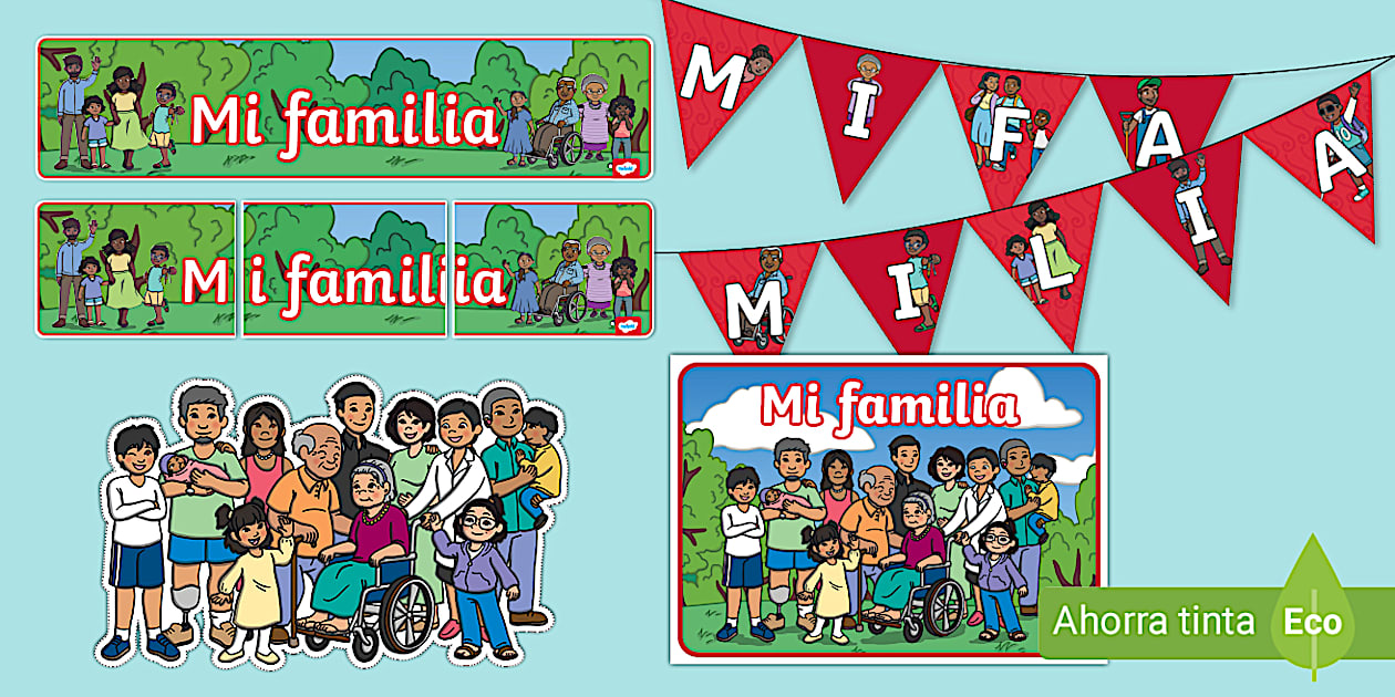 Periódico mural: Día de la familia
