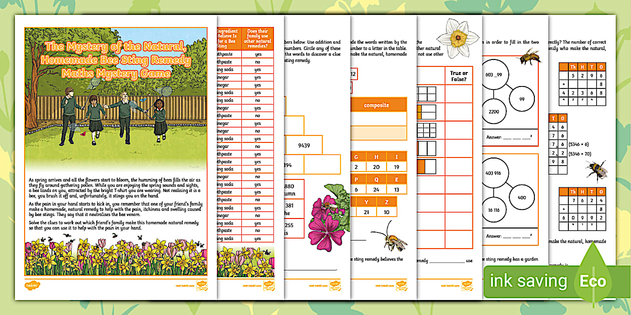 👉 Year 5 Spring Maths Mystery Game (teacher made)