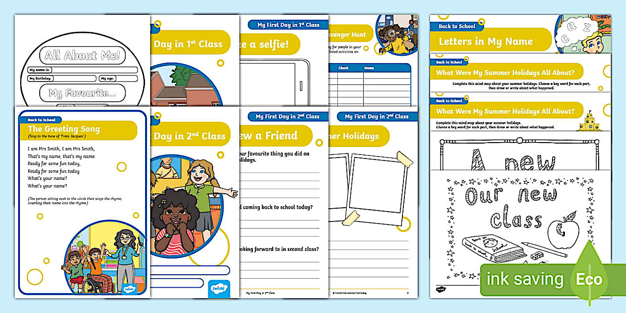 Back to School | Class Activity | Teacher Made | Twinkl