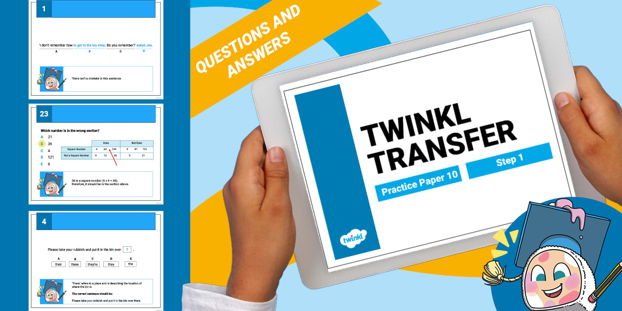 Transfer Test Step 1 Paper 10 PowerPoint