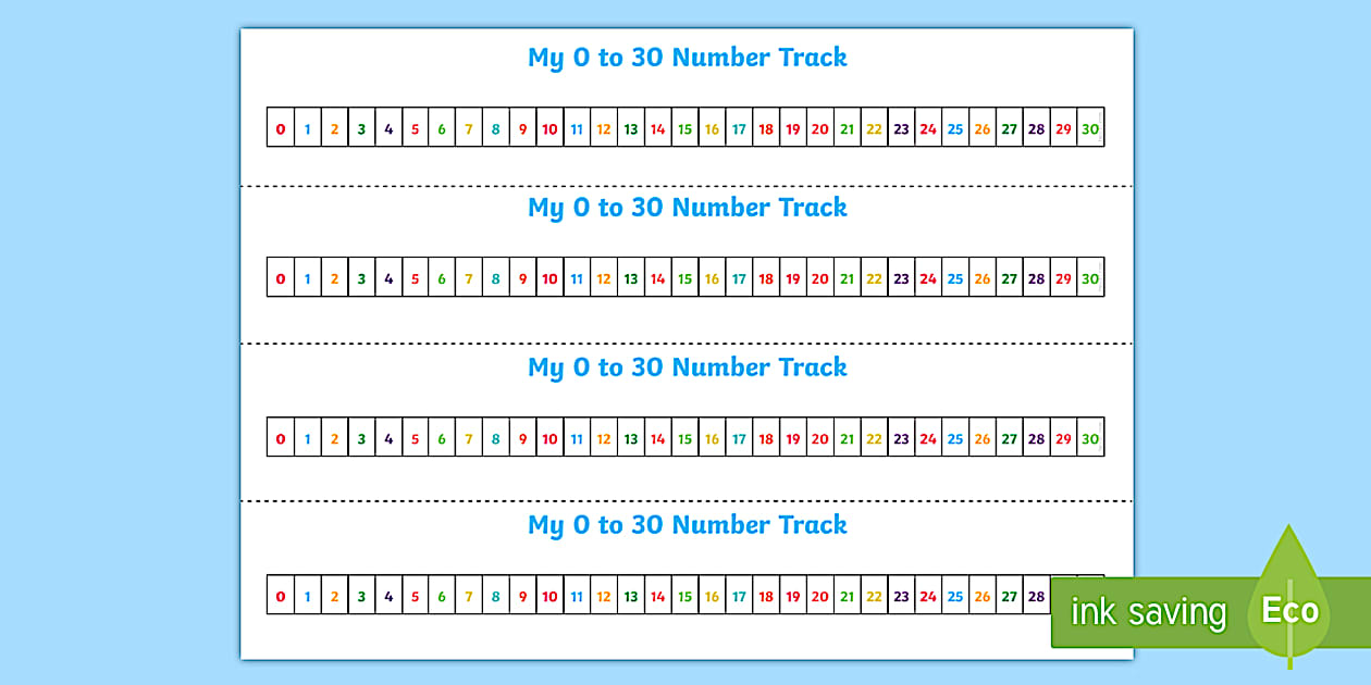 trace numbers 29 30 31 32 https: Images High Quality... 0-30 Number Track - Numbers 1-10 Number track - Twinkl