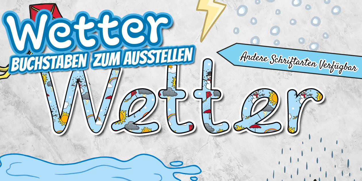Schlechtwetterzone 4 Buchstaben 1