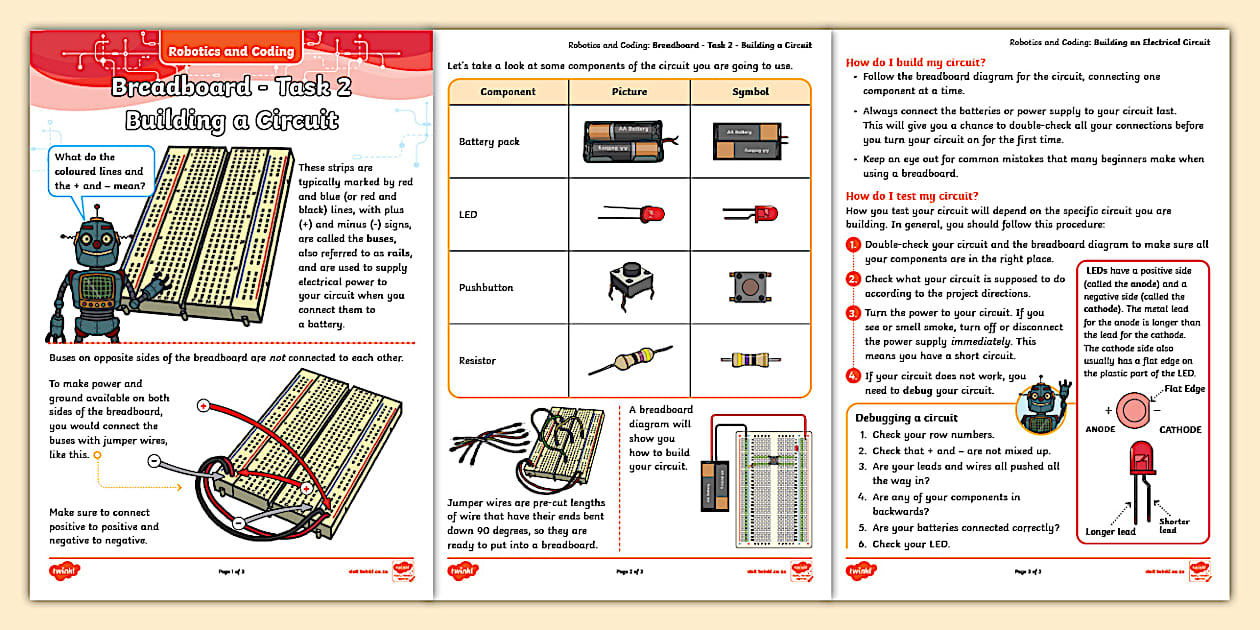 Robotics and Coding - Breadboards Part 2 (Lehrer gemacht)