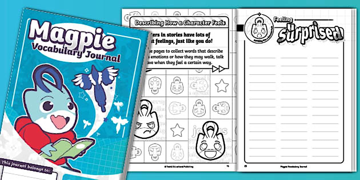 KS1 Read, Write, Succeed: Vocabulary Magpie Journal - Twinkl