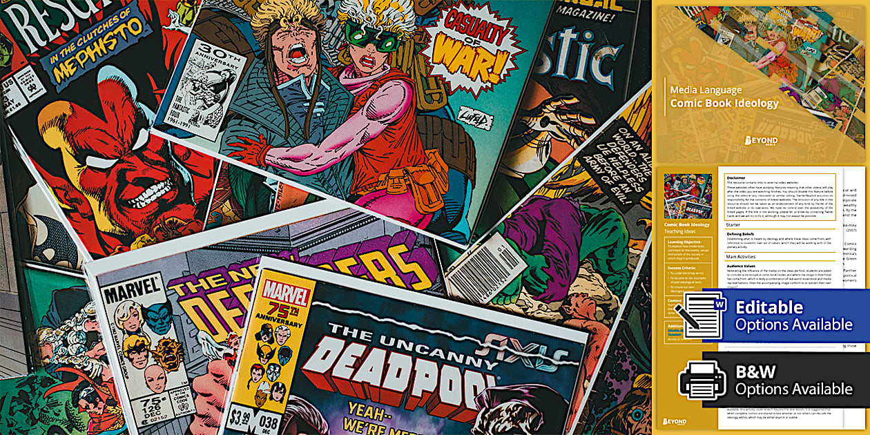 Comic Book Ideology Lesson Pack