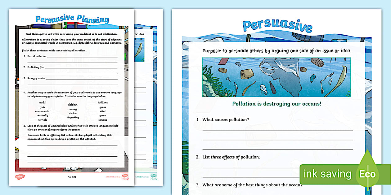 Persuasive Writing - Supporting Teaching of The Inheritance