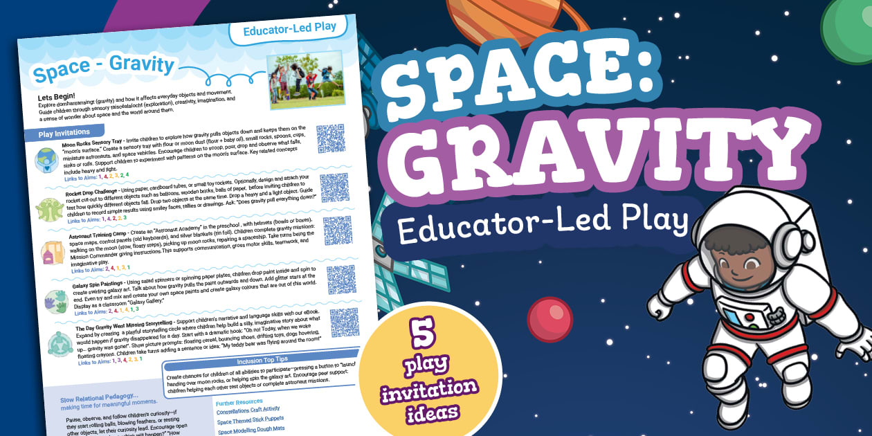 Space: Gravity Educator-Led Play