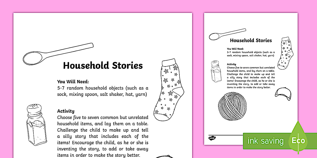 Household Stories Activity