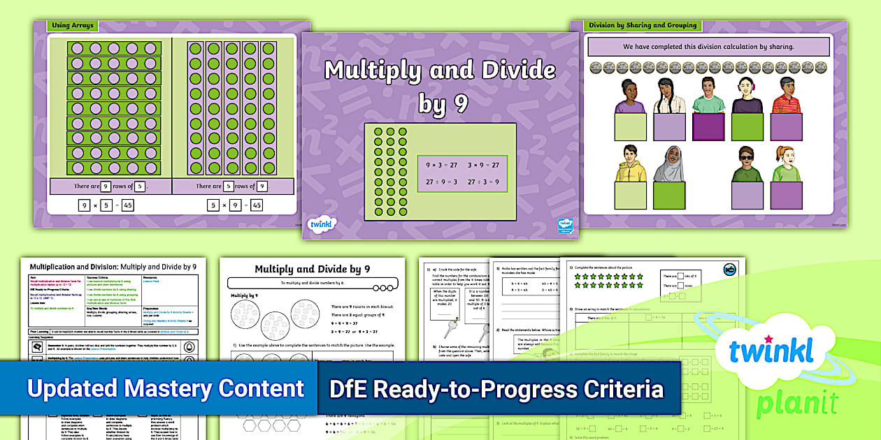 👉 Y4 Multiplication and Division Facts PlanIt Maths Lesson 4