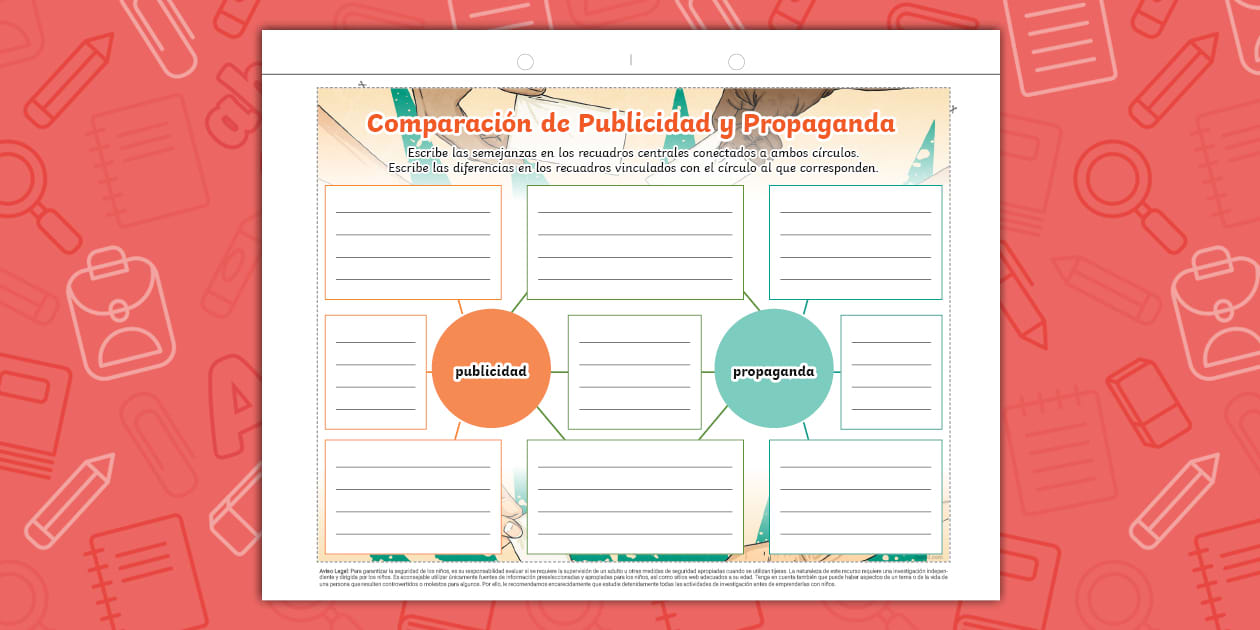 NEW Mapa Conceptual Comparaci n - Cl L 1753698728 Mapa Conceptual Comparacion De Publicidad Y Propaganda Ver 1