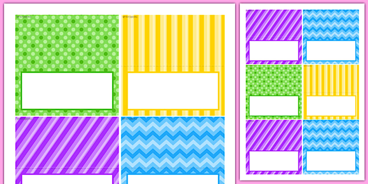 8th Birthday Party Editable Food Labels