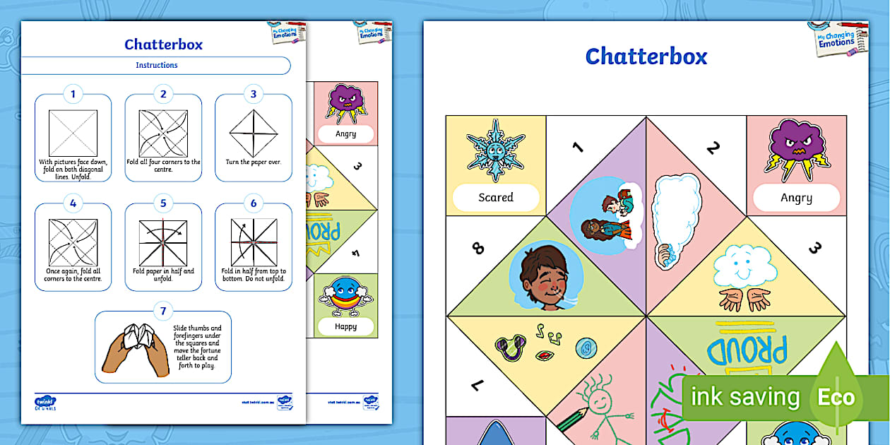 My Changing Emotions - Chatterbox (teacher made) - Twinkl