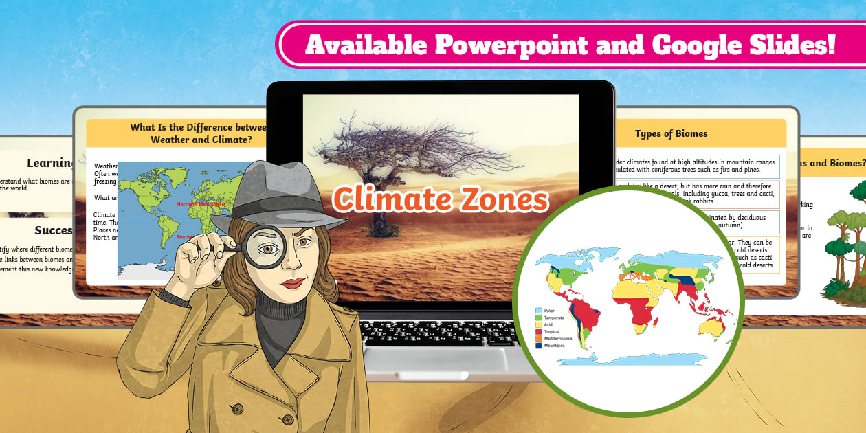 Climate Around the World Examples PowerPoint