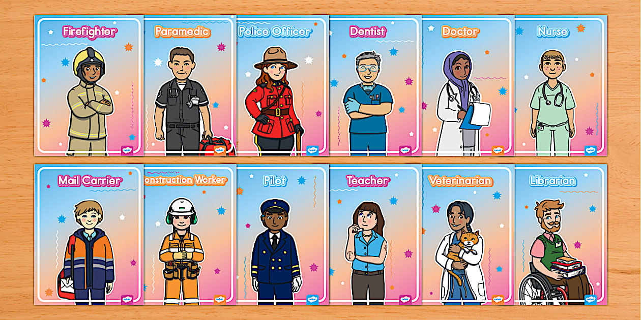 People Who Help Us Display Posters (teacher made) - Twinkl