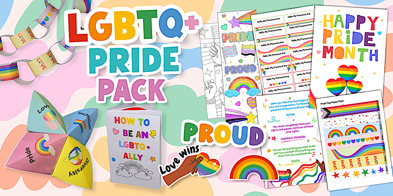 LGBTQ+ Pride Pack - Twinkl Art Gallery