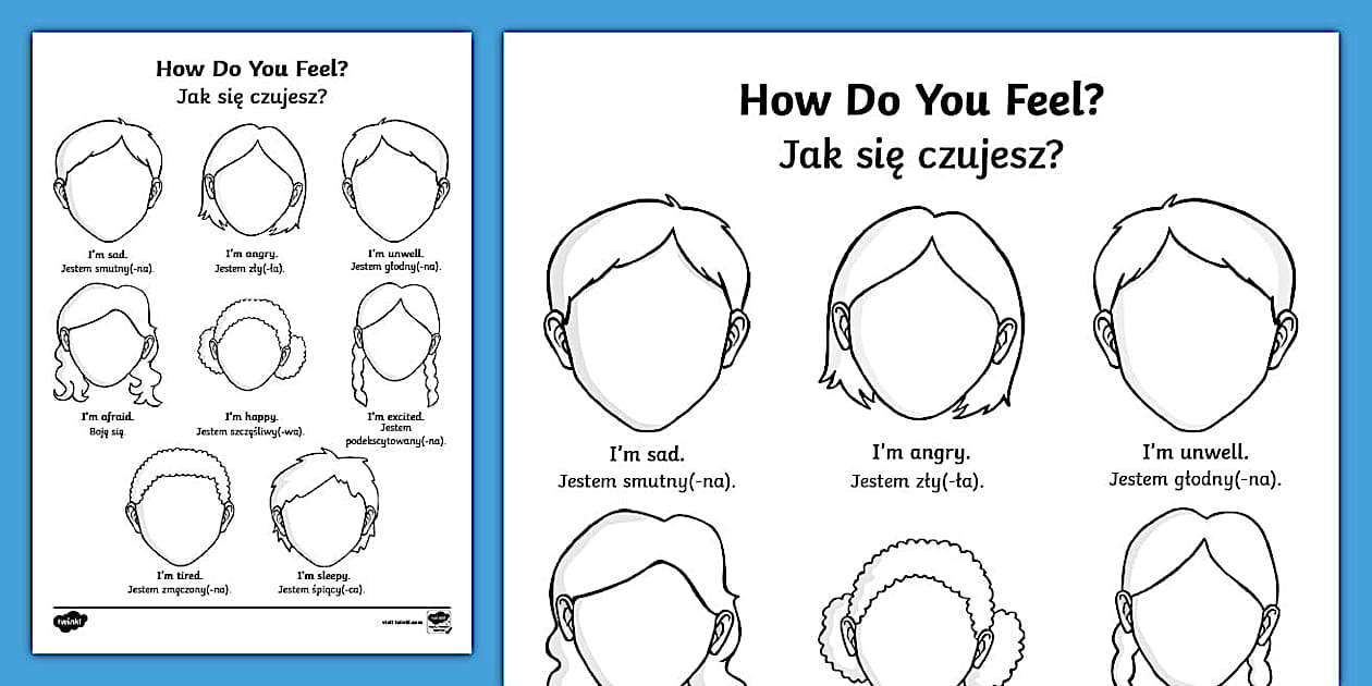 jak-si-czujesz-nauka-angielskiego-karta-pracy