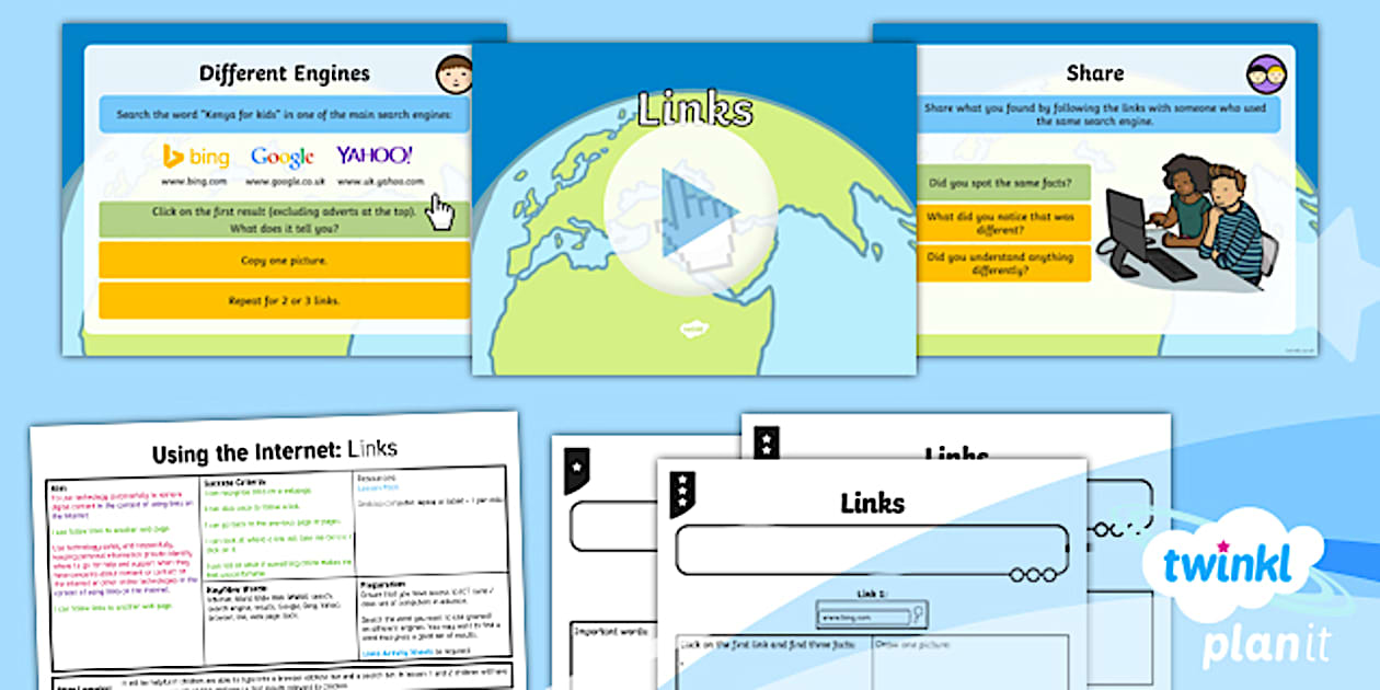 Computing Using The Internet Links Year 2 Lesson Pack 3 Computing Using The Internet Links Year 2 Lesson Pack 3