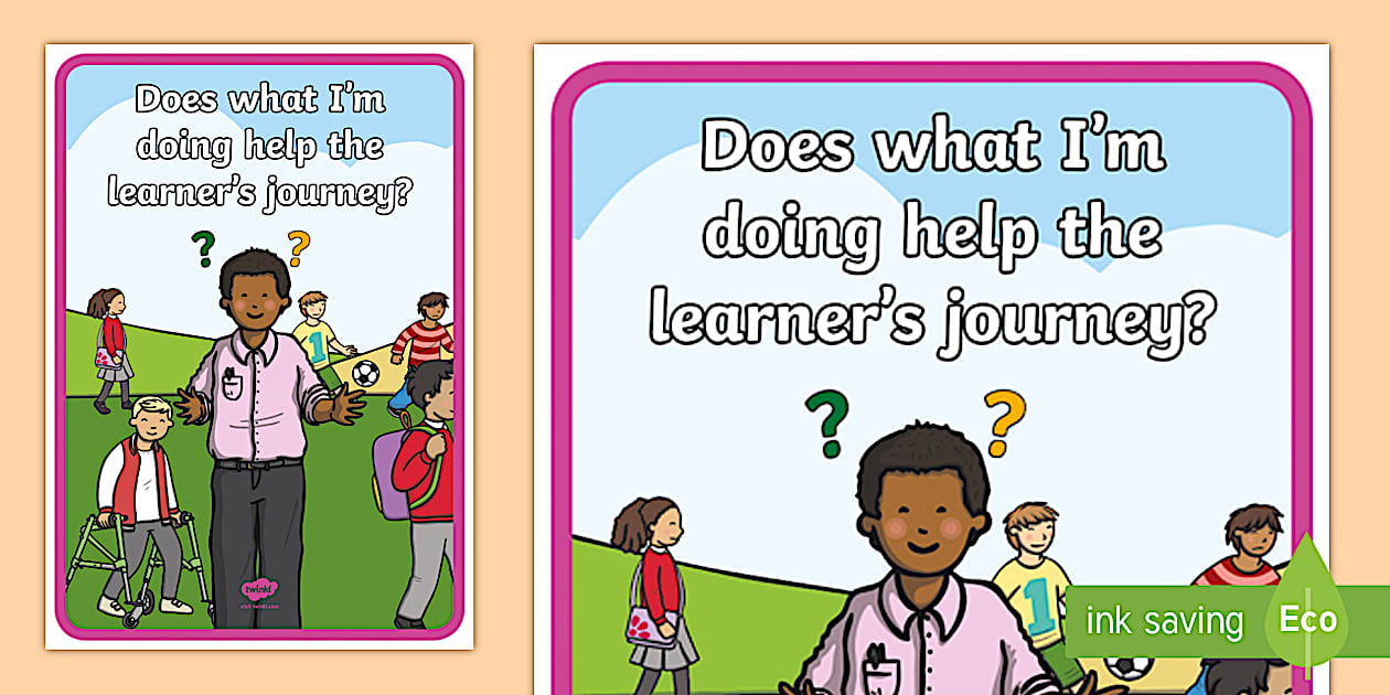 CfE Staff Helping the Learner's Journey A4 Display Poster