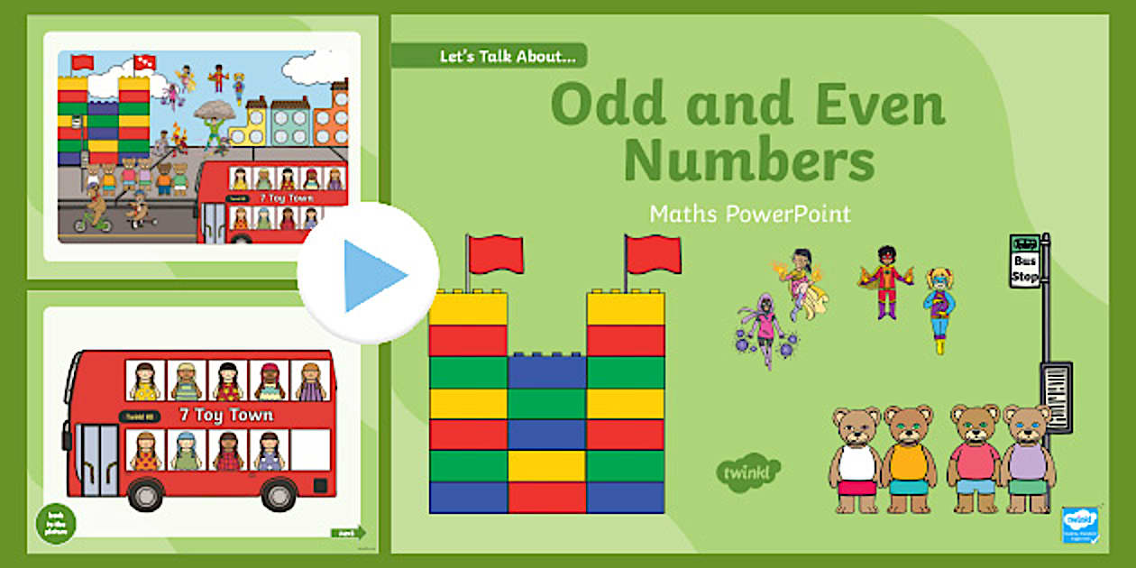 👉 Talk About Odd and Even Numbers Maths PowerPoint