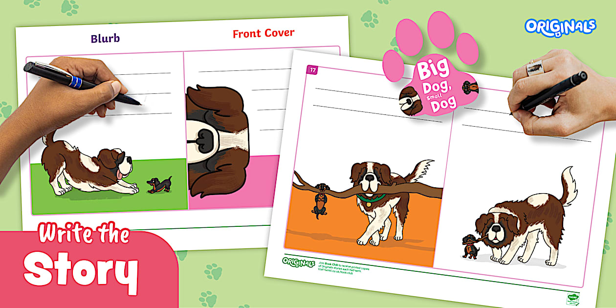 Write Riders Dog Write the Story: Big Dog, Small Dog Wordless Book