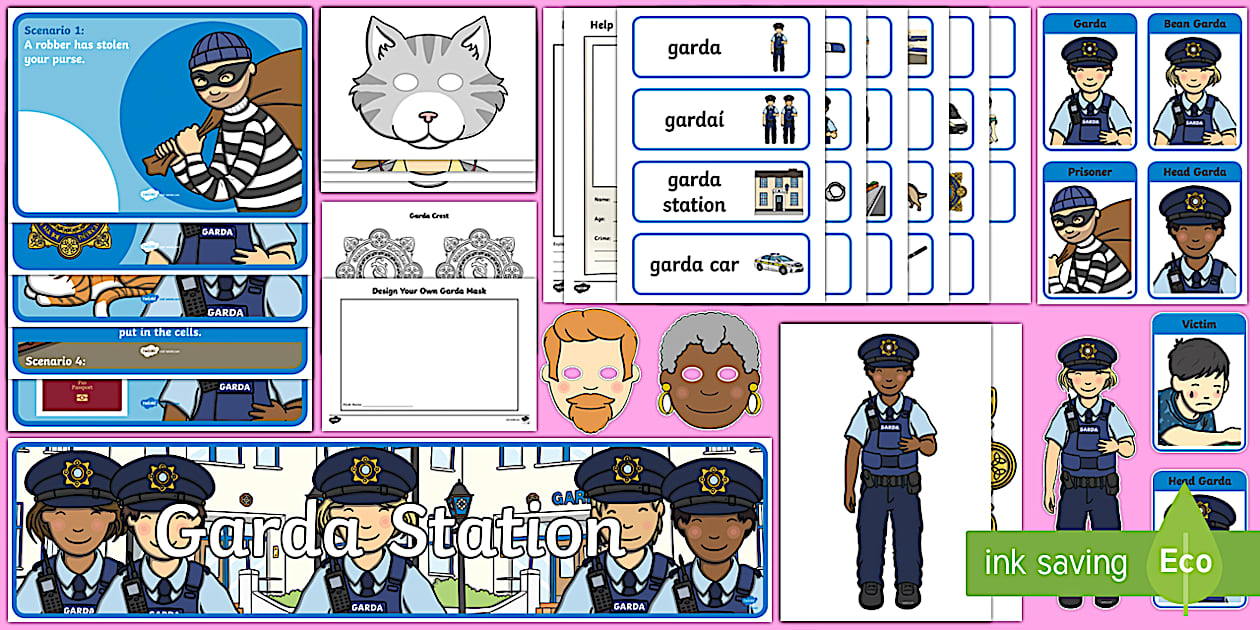 Aistear Pack The Garda Station Display Pack (teacher made)