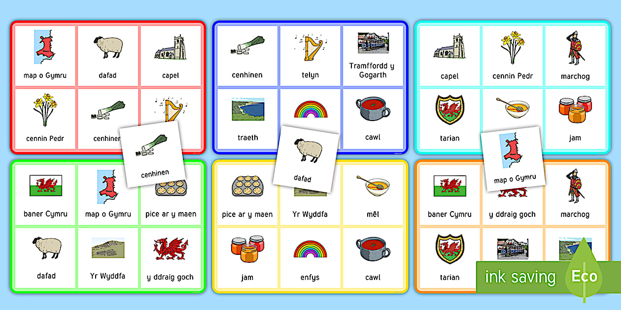 St David s Day Bingo Incidental Welsh teacher Made st-david-s-day-bingo-incidental-welsh-teacher-made