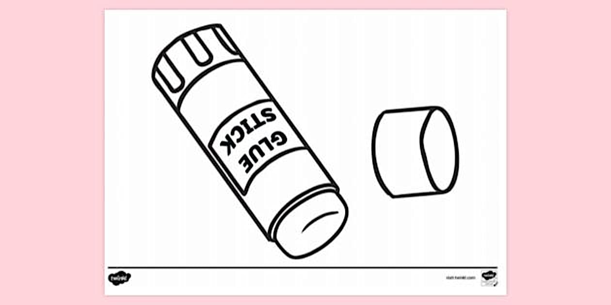 Sticking Colouring Sheet | Art Activity | Teaching Resource