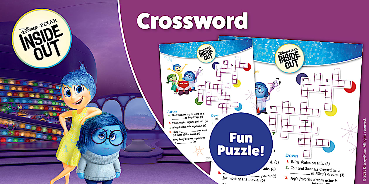 Inside Out Crossword Puzzle