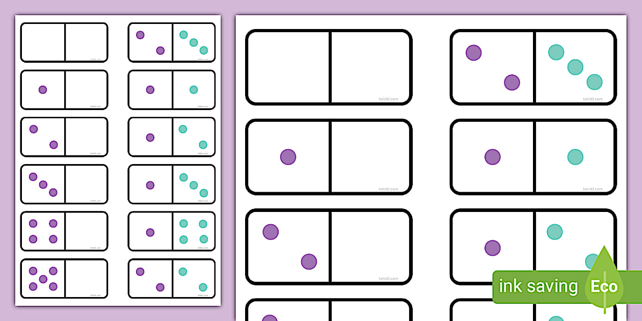 👉 Conceptual Subitising 0-5 Dominoes | Twinkl - Twinkl