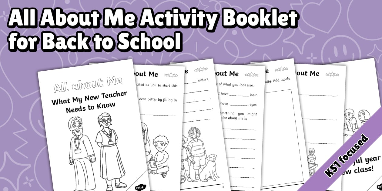 All about Me Activity Booklet - Australian Resources